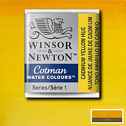 Winsor & Newton Cotman Yarım Tablet Sulu Boya 109 Cadmium Yellow Hue - 1