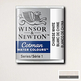 Winsor & Newton Cotman Yarım Tablet Sulu Boya 150 Chinese White - Winsor & Newton