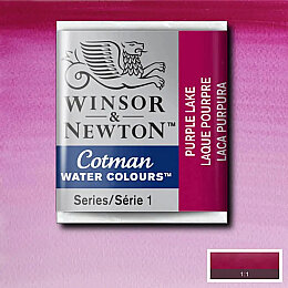 Winsor & Newton Cotman Yarım Tablet Sulu Boya 544 Purple Lake - Winsor & Newton