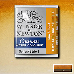 Winsor & Newton Cotman Yarım Tablet Sulu Boya 552 Raw Sienna - Winsor & Newton