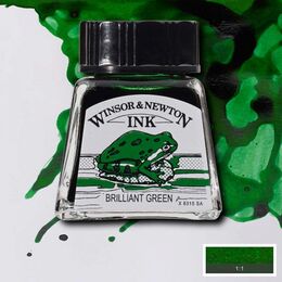 Winsor & Newton Drawing Ink Çizim Mürekkebi 14 ml. 046 Brilliant Green