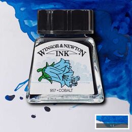 Winsor & Newton Drawing Ink Çizim Mürekkebi 14 ml. 176 Cobalt Blue