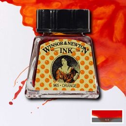 Winsor & Newton Drawing Ink Çizim Mürekkebi 14 ml. 449 Orange
