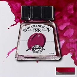 Winsor & Newton Drawing Ink Çizim Mürekkebi 14 ml. 542 Purple