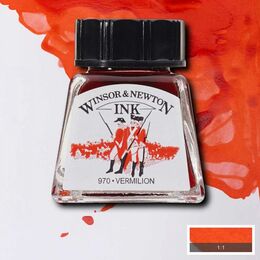 Winsor & Newton Drawing Ink Çizim Mürekkebi 14 ml. 680 Vermilion