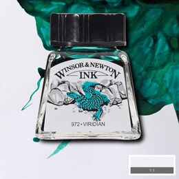 Winsor & Newton Drawing Ink Çizim Mürekkebi 14 ml. 692 Viridian