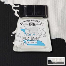 Winsor & Newton Drawing Ink Çizim Mürekkebi 14 ml. 702 White - 1