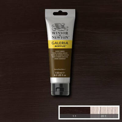 Winsor & Newton Galeria Akrilik Boya 120 ml. 076 Burnt Umber