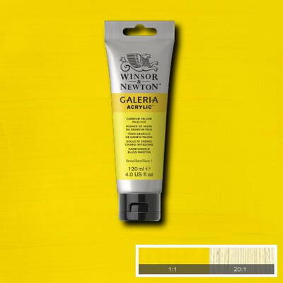 Winsor & Newton Galeria Akrilik Boya 120 ml. 114 Cadmium Yellow Pale Hue