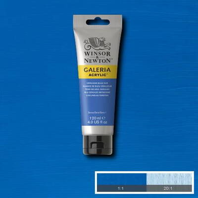 Winsor & Newton Galeria Akrilik Boya 120 ml. 138 Cerulean Blue Hue