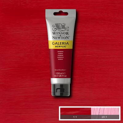 Winsor & Newton Galeria Akrilik Boya 120 ml. 203 Crimson - 1