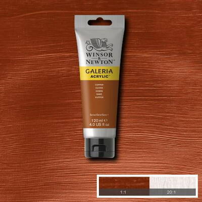 Winsor & Newton Galeria Akrilik Boya 120 ml. 214 Metallic Copper - 1