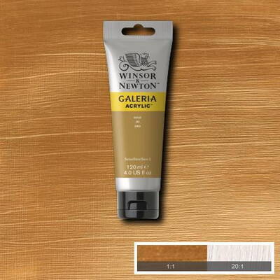 Winsor & Newton Galeria Akrilik Boya 120 ml. 283 Metallic Gold