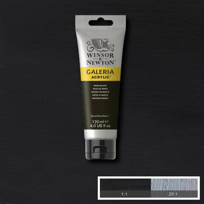 Winsor & Newton Galeria Akrilik Boya 120 ml. 386 Mars Black