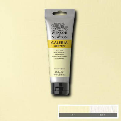 Winsor & Newton Galeria Akrilik Boya 120 ml. 434 Pale Lemon - 1