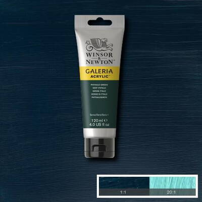 Winsor & Newton Galeria Akrilik Boya 120 ml. 522 Phthalo Green