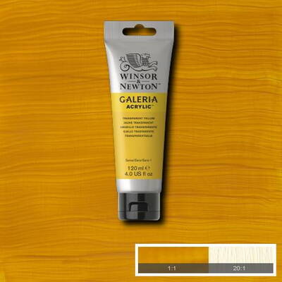 Winsor & Newton Galeria Akrilik Boya 120 ml. 653 Transparent Yellow