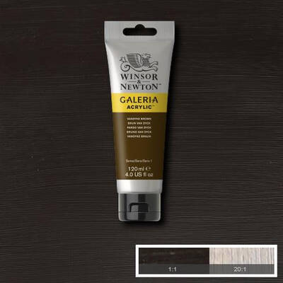 Winsor & Newton Galeria Akrilik Boya 120 ml. 676 Vandyke Brown