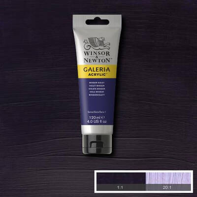 Winsor & Newton Galeria Akrilik Boya 120 ml. 728 Winsor Violet