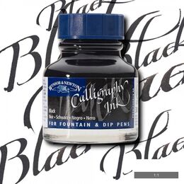 Winsor & Newton Kaligrafi Mürekkebi 30 ml. 030 BLACK