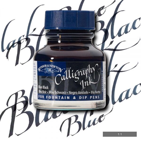 Winsor & Newton Kaligrafi Mürekkebi 30 Ml. 034 Blue Black