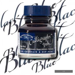 Winsor & Newton Kaligrafi Mürekkebi 30 ml. 034 BLUE BLACK