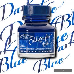 Winsor & Newton Kaligrafi Mürekkebi 30 ml. 222 DARK BLUE