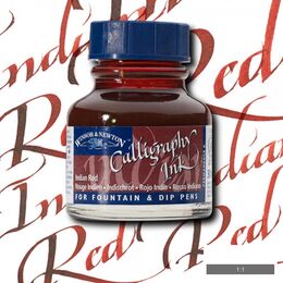 Winsor & Newton Kaligrafi Mürekkebi 30 ml. 317 INDIAN RED