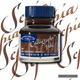 Winsor & Newton Kaligrafi Mürekkebi 30 ml. 609 SEPIA