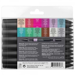 Winsor & Newton ProMarker Kalem Seti 12+1 Renk MANGA CHIBI - 2