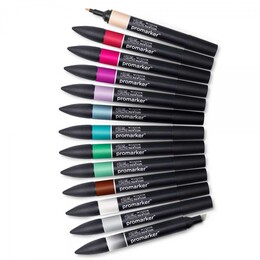 Winsor & Newton ProMarker Kalem Seti 12+1 Renk MANGA CHIBI - 3