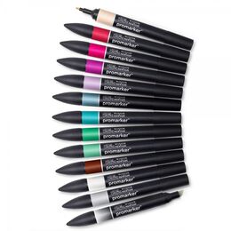 Winsor & Newton ProMarker Kalem Seti 12+1 Renk MANGA CHIBI - 3