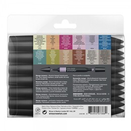 Winsor & Newton ProMarker Kalem Seti 12+1 Renk MANGA ROMANCE - Thumbnail