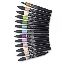 Winsor & Newton ProMarker Kalem Seti 12+1 Renk MANGA STEAMPUNK - 3