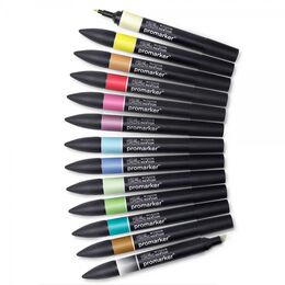 Winsor & Newton ProMarker Kalem Seti 12+1 Renk SET 2 - 3