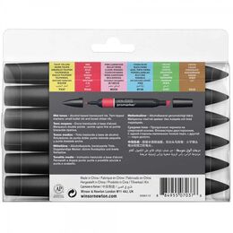 Winsor & Newton ProMarker Kalem Seti 6 Renk ARA TONLAR - 2