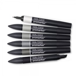 Winsor & Newton ProMarker Kalem Seti 6 Renk NÖTÜR TONLAR - 3