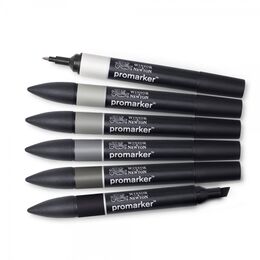 Winsor & Newton ProMarker Kalem Seti 6 Renk NÖTÜR TONLAR - 3