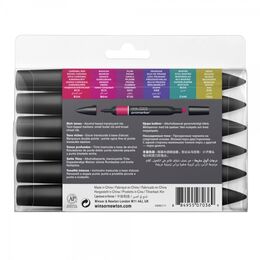 Winsor & Newton ProMarker Kalem Seti 6 Renk ZENGİN TONLAR - 2