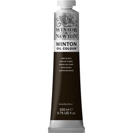Winsor & Newton Winton Yağlı Boya 200 ml. 25 Lamp Black