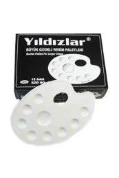 Yıldızlar Godeli Resim Paleti Büyük Oval (138) - 1