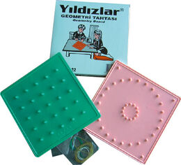 Yıldızlar Plastik Geometri Tahtası