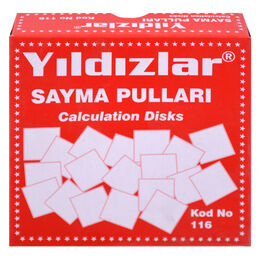 Yıldızlar Plastik Sayma Pulları