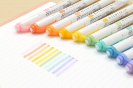 Zebra Mildliner Çift Uçlu İşaretleme Kalemi Seti 25 Color Box Set - 5