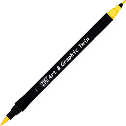 Zig Art & Graphic Twin Marker Çizim Kalemi 110 Bright Yellow