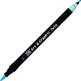 Zig Art & Graphic Twin Marker Çizim Kalemi 31 Glacier Blue