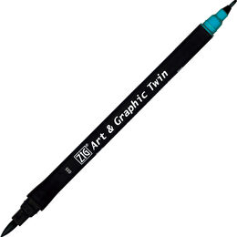 Zig Art & Graphic Twin Marker Çizim Kalemi 35 Turquoise