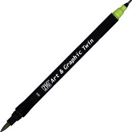 Zig Art & Graphic Twin Marker Çizim Kalemi 50 Willow Green