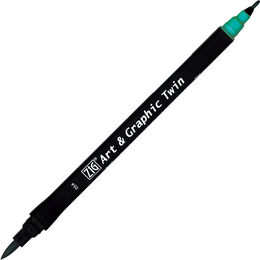 Zig Art & Graphic Twin Marker Çizim Kalemi 54 French Green