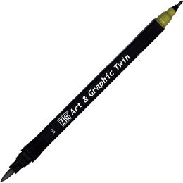 Zig Art & Graphic Twin Marker Çizim Kalemi 57 Olive Green